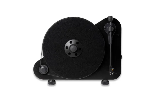 Pro-Ject VT-E skivspelare svart vertikal vägg