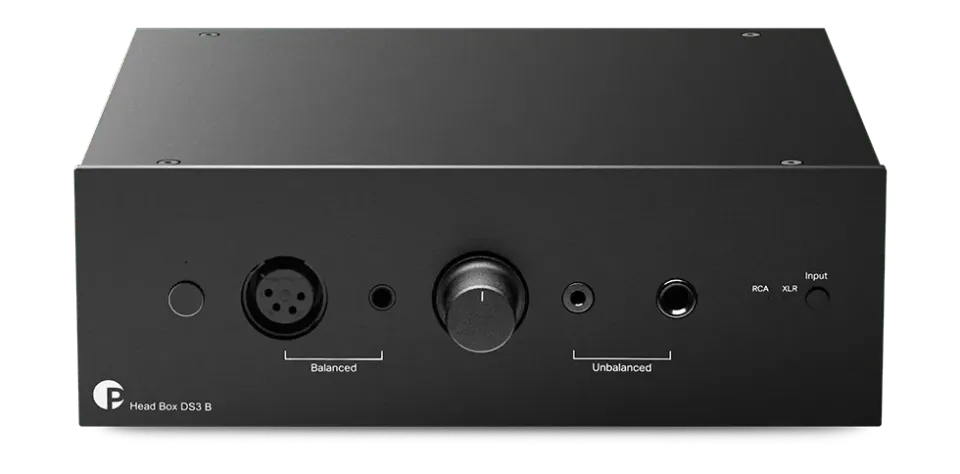 Pro-Ject Head Box DS3 B hörlursförstärkare balanserad svart