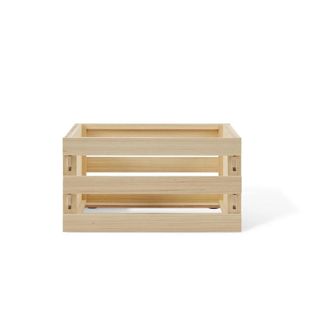 Crosley skivback trälåda Natural för 75 LP