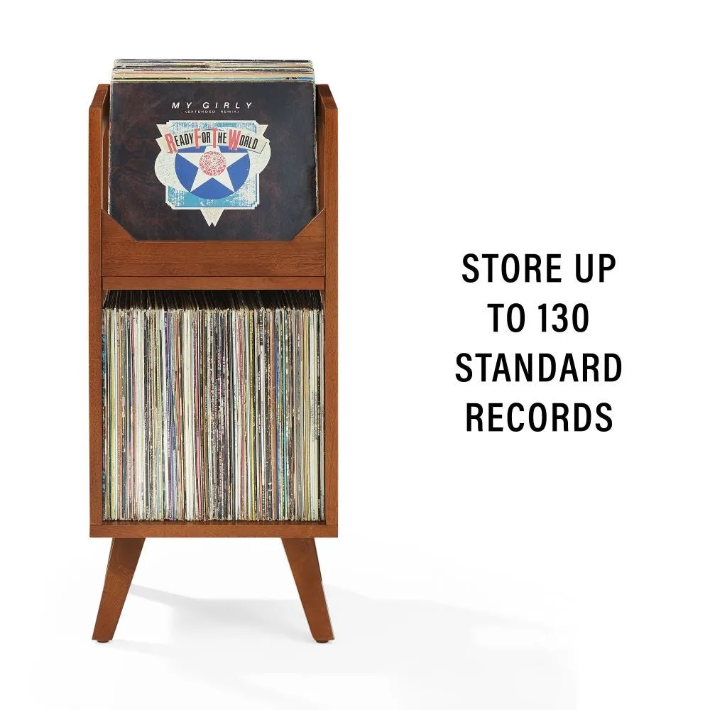 Crosley Asheville Small vinylställ valnöt trä