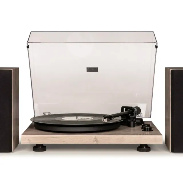 Crosley C62 skivspelare med högtalare grå Bluetooth