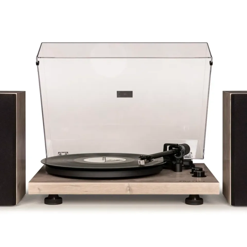 Crosley C62 skivspelare med högtalare grå Bluetooth