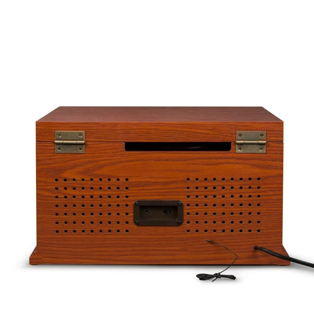 Crosley Lancaster 8-i-1 skivspelare paprika CD Bluetooth