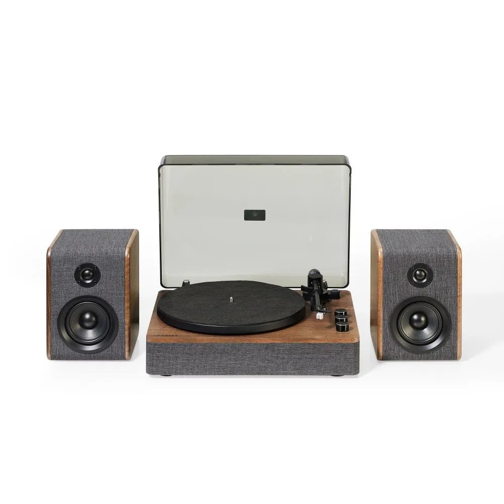 Crosley Nocturne skivspelare med högtalare grafit