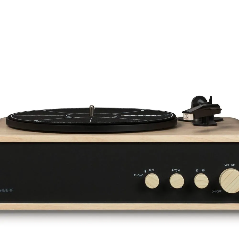 Crosley Gig skivspelare med högtalare natur bluetooth