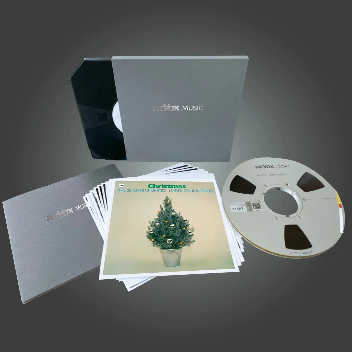 Revox Singers Unlimited Christmas masterband CCIR