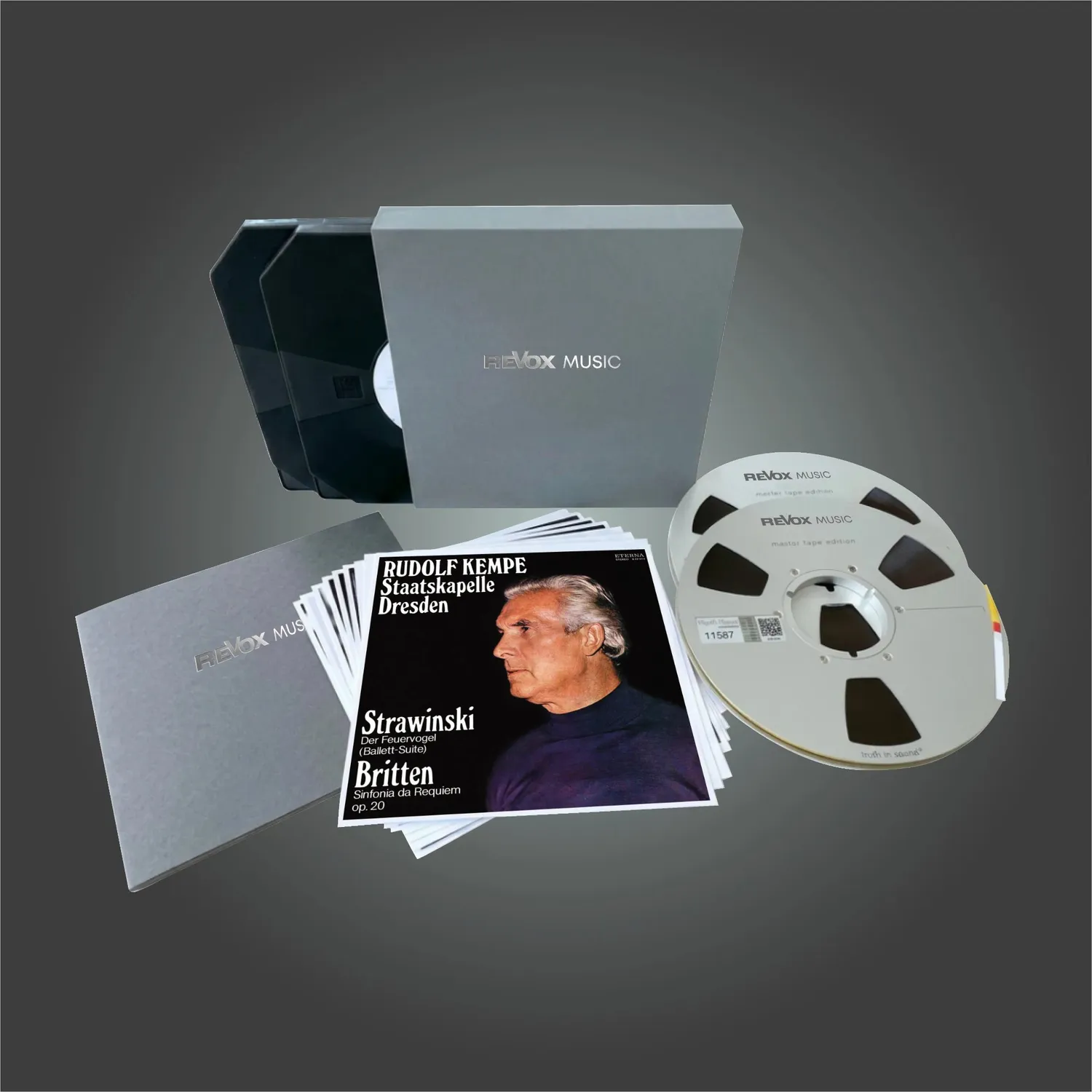 Revox Kempe Stravinsky Britten masterband 1/4 tum