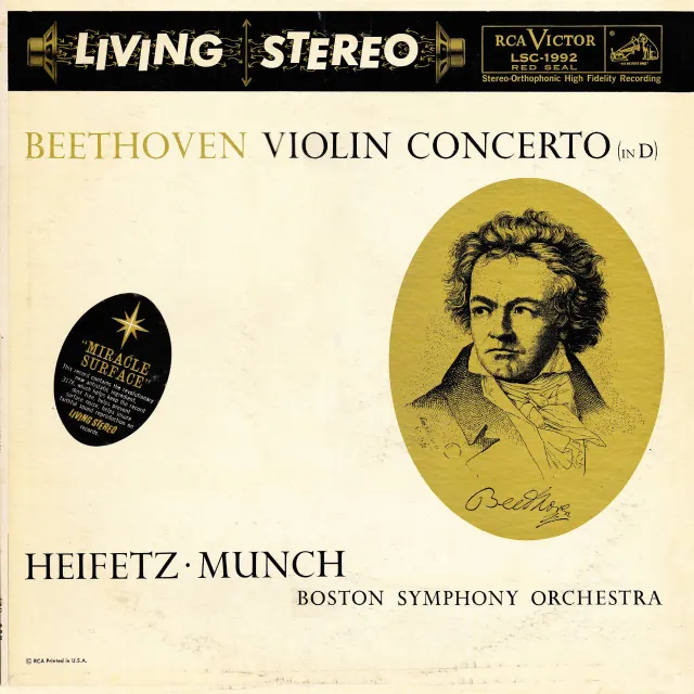 Revox Beethoven Violinkonsert masterband Heifetz Munch