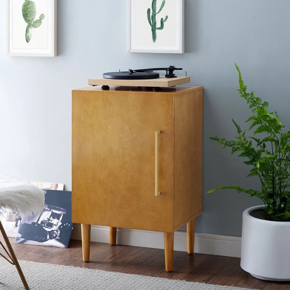 Crosley Everett skivspelarbänk förvaring acorn