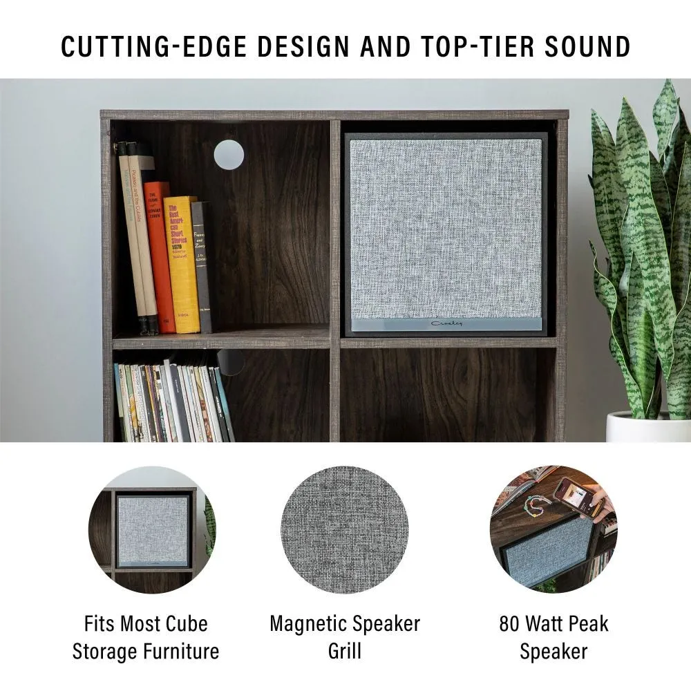 Crosley Cadence Cube Bluetooth-högtalare svart 80 W