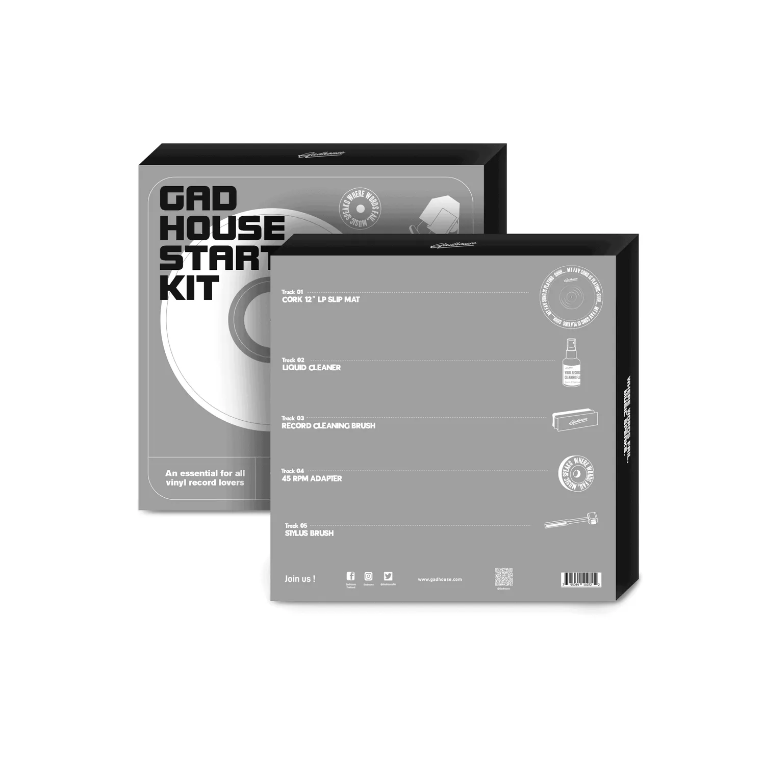 Gadhouse Starter Kit vinylkit för skivspelare