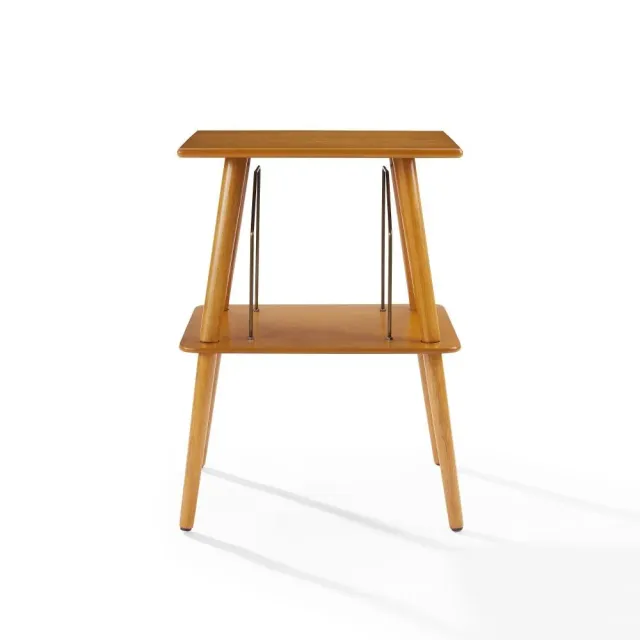 Crosley Manchester skivspelarstativ paprika trä