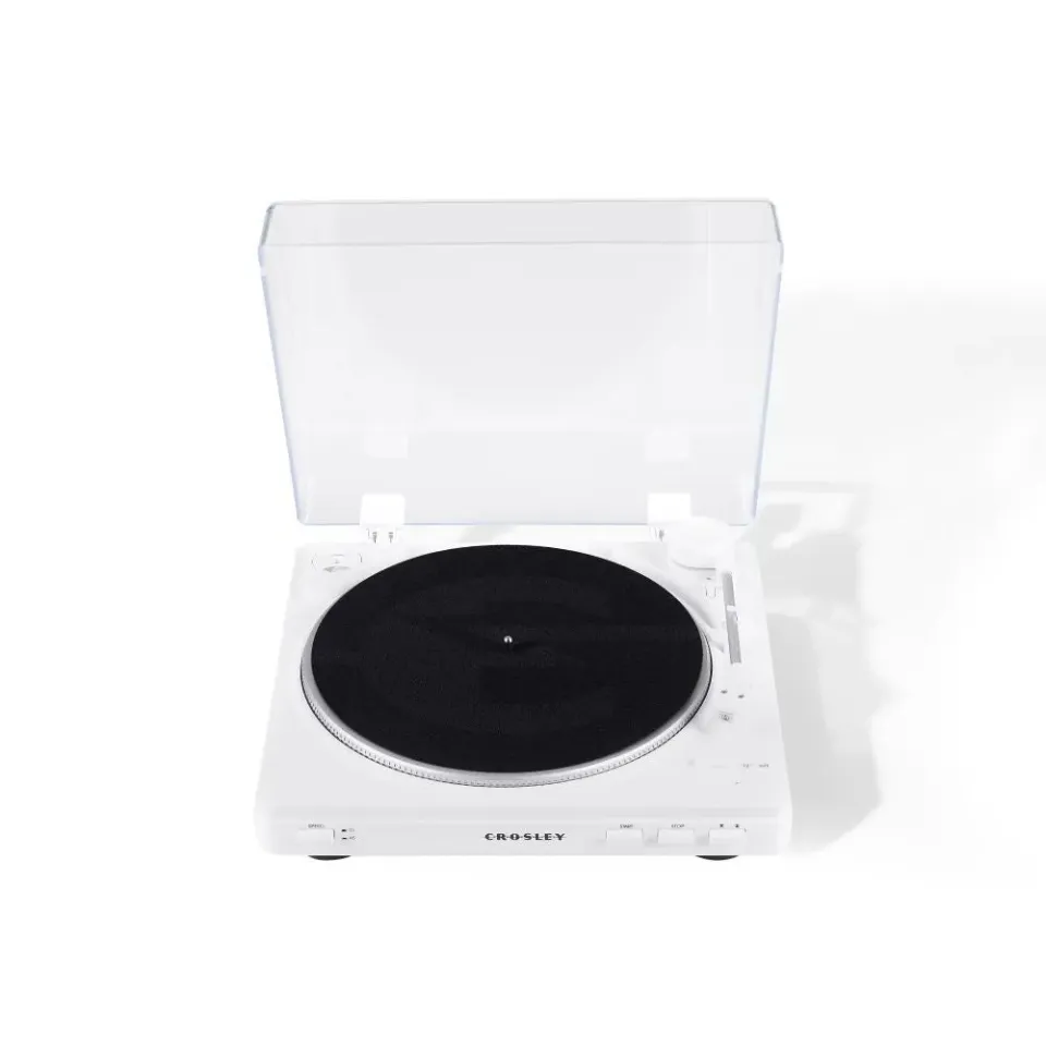 Crosley T400 skivspelare automatisk vit Bluetooth RIAA