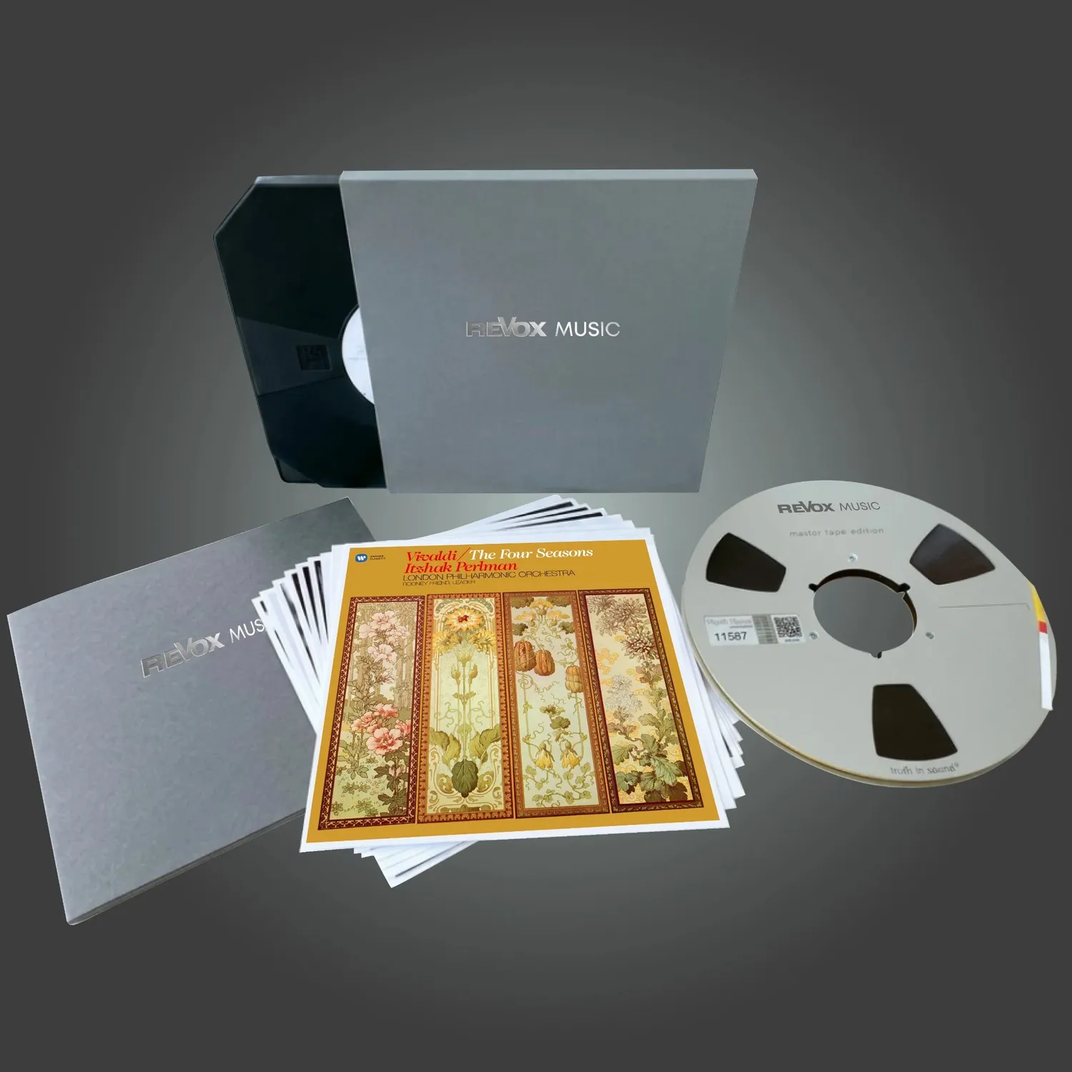 Revox Perlman Vivaldi Four Seasons rullband standard master CCIR