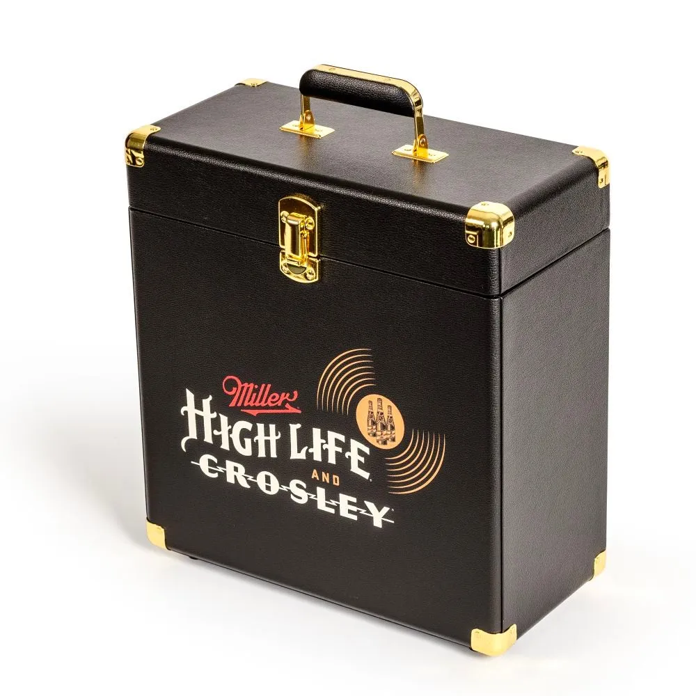 Crosley Miller High Life skivväska svart för vinyl