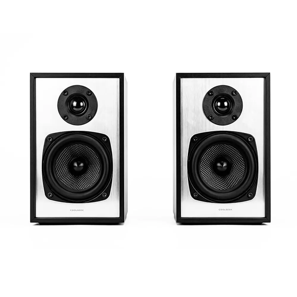 CoolGeek Bookshelf bokhögtalare svart Bluetooth