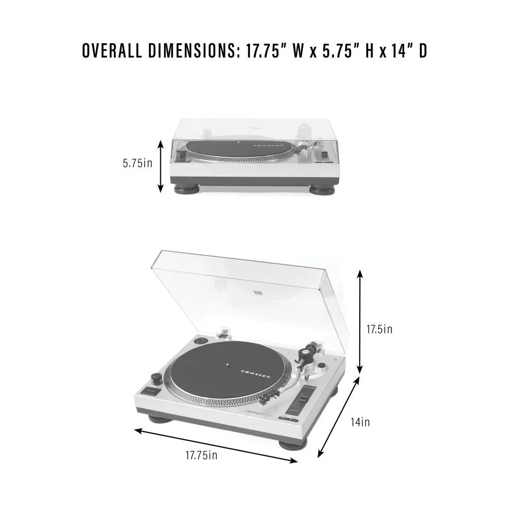 Crosley C100BT skivspelare champagne remdrift