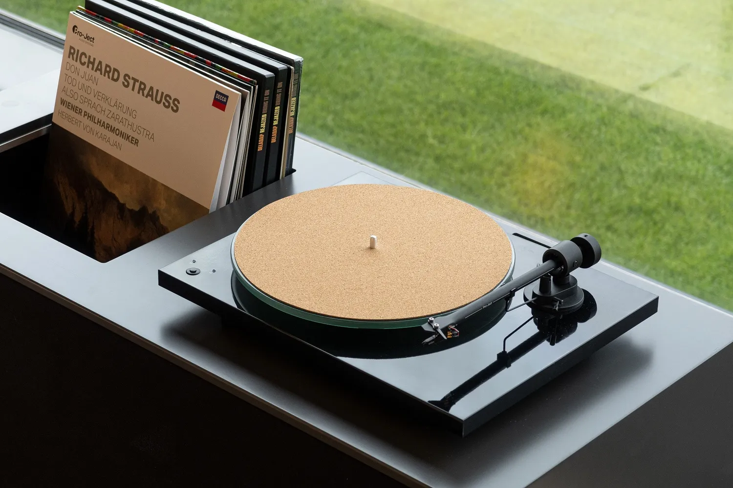 Pro-Ject Cork it skivmatta kork antistatisk
