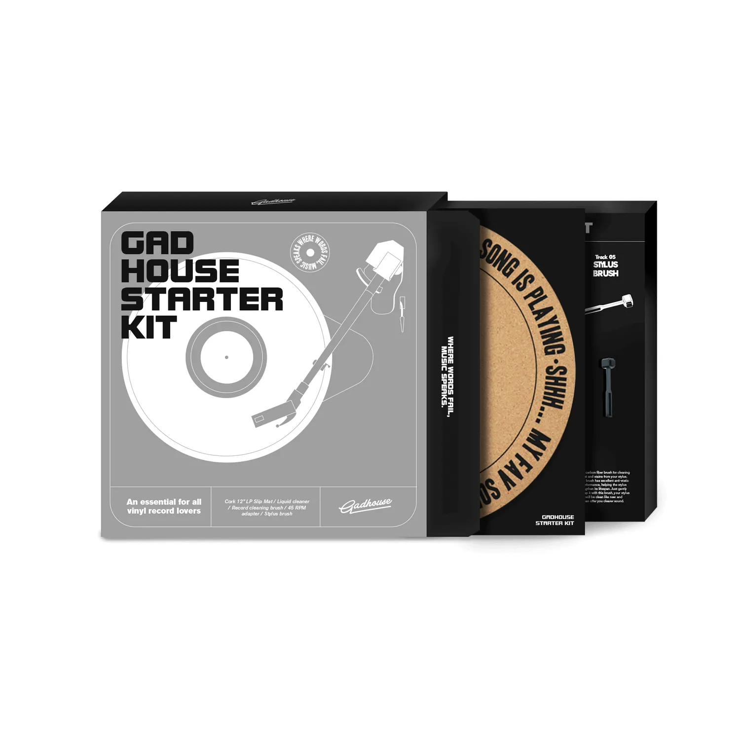 Gadhouse Starter Kit vinylkit för skivspelare