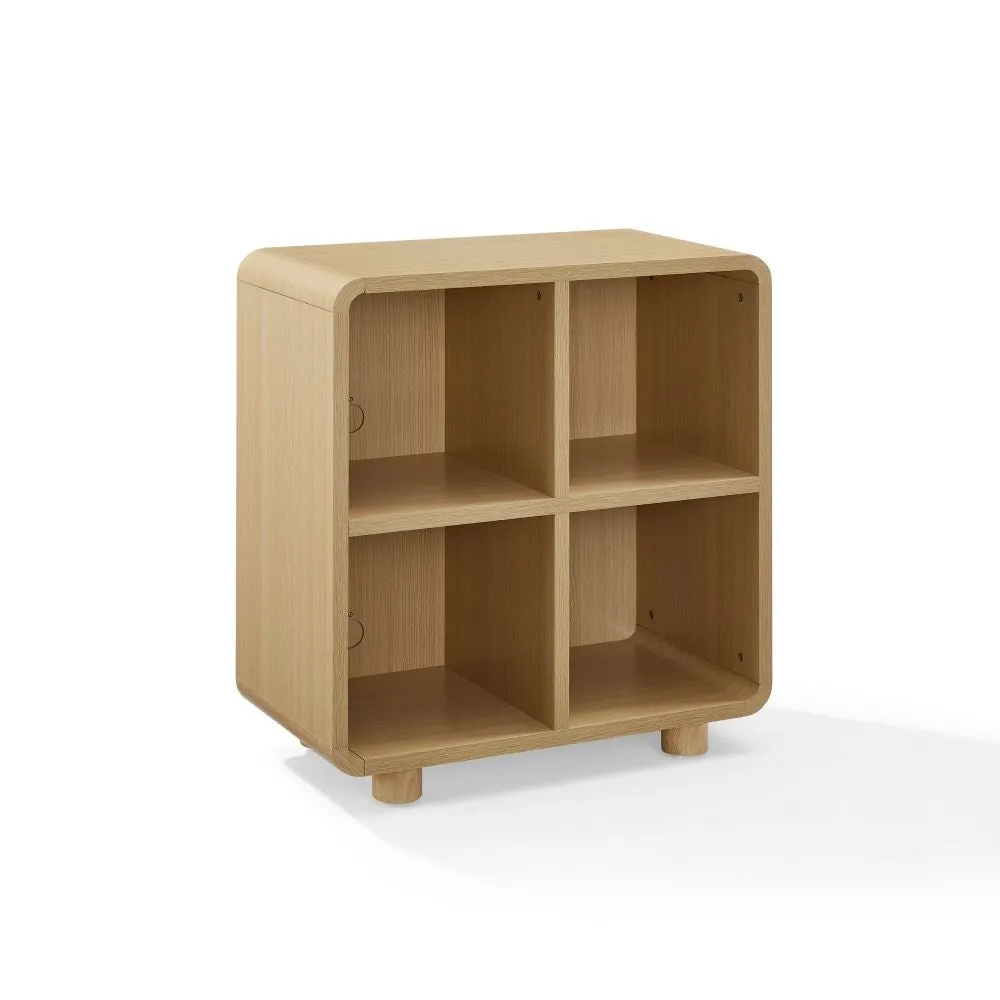 Crosley Zoe 4 Cube skivspelarbänk ask vinylhylla