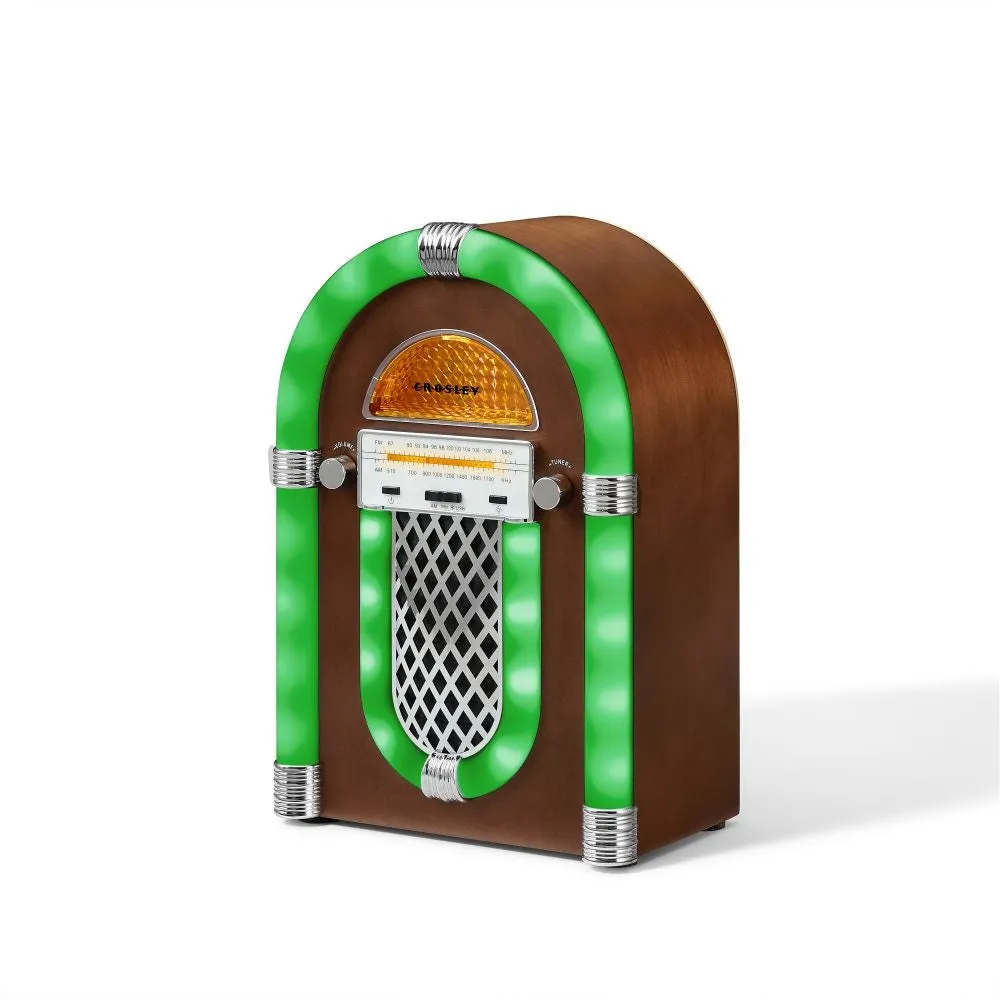 Crosley Presley bordjukebox radio valnöt bluetooth