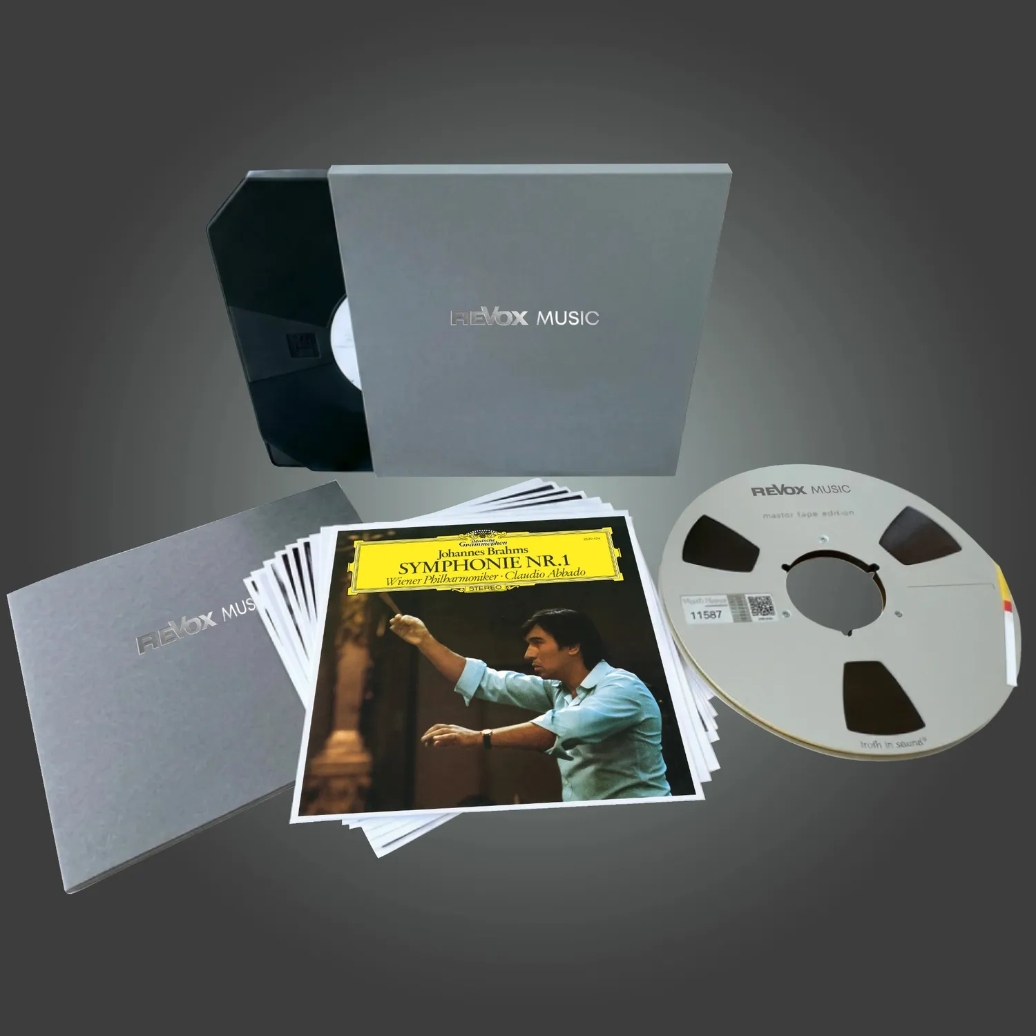 Revox Brahms Symfoni nr 1 Abbado masterband CCIR