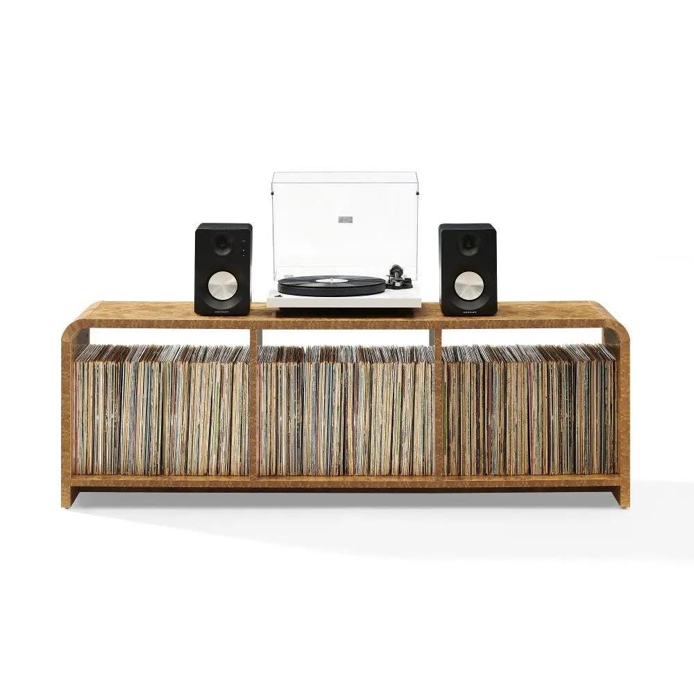 Crosley Ingrid skivspelarmöbel lönn stor