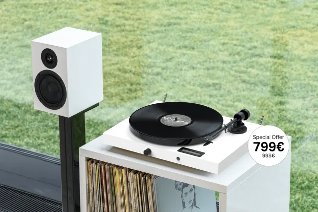 Pro-Ject Juke Box E1 HiFi-set skivspelare Bluetooth högtalare
