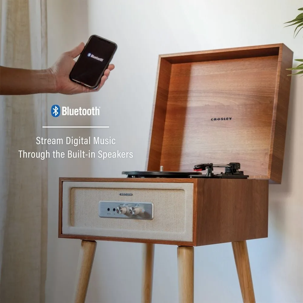 Crosley Rohe skivspelare remdrift natural