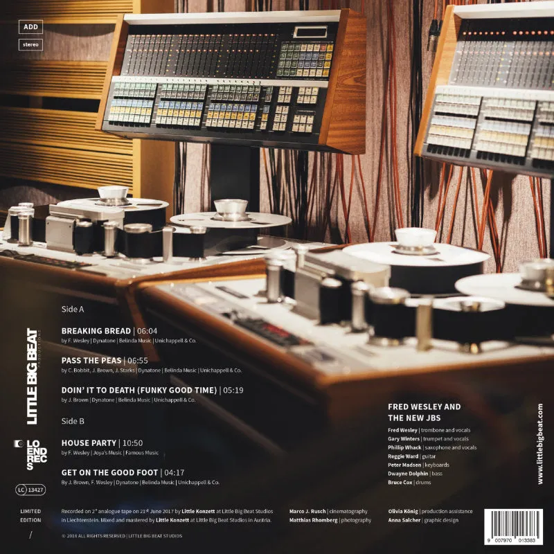 Revox Fred Wesley Studio Live Session masterband funk