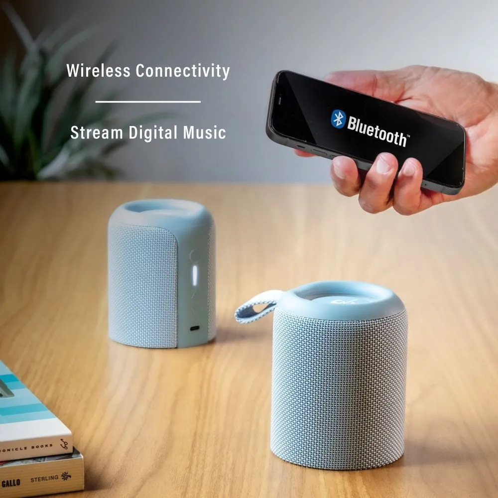 Crosley Duo portabel bluetooth-högtalare Glacier