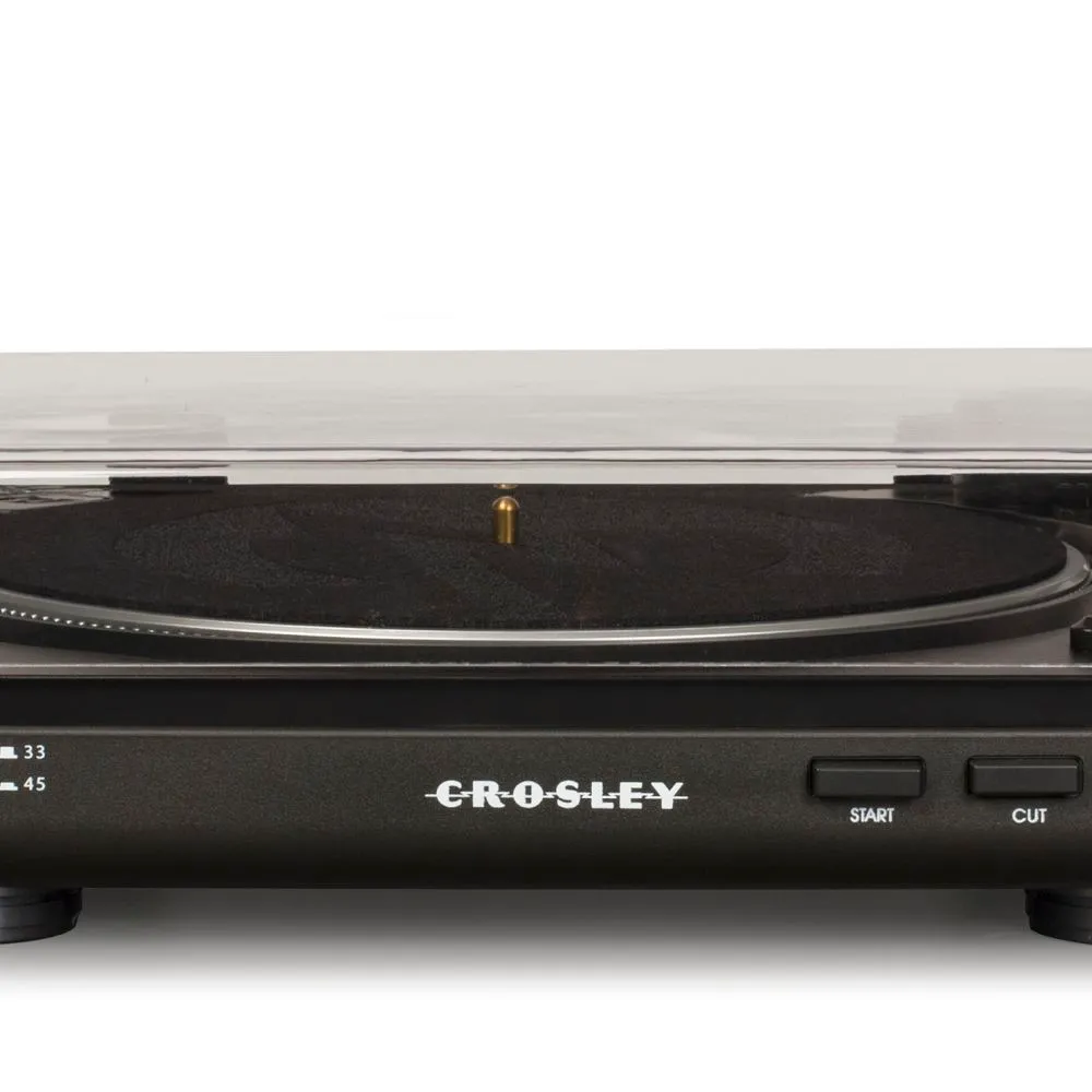 Crosley T400 skivspelare grå remdrift automatisk