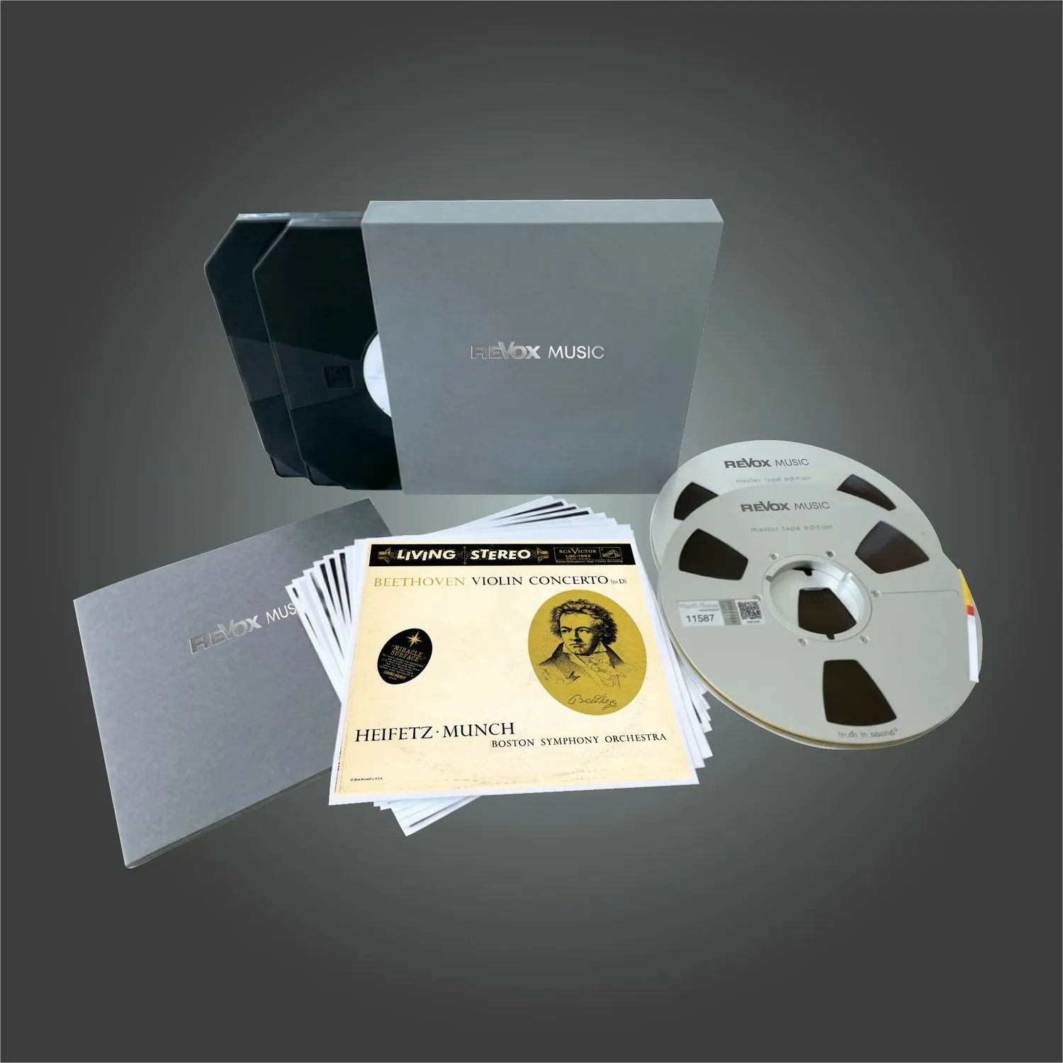 Revox Beethoven Violinkonsert masterband Heifetz Munch