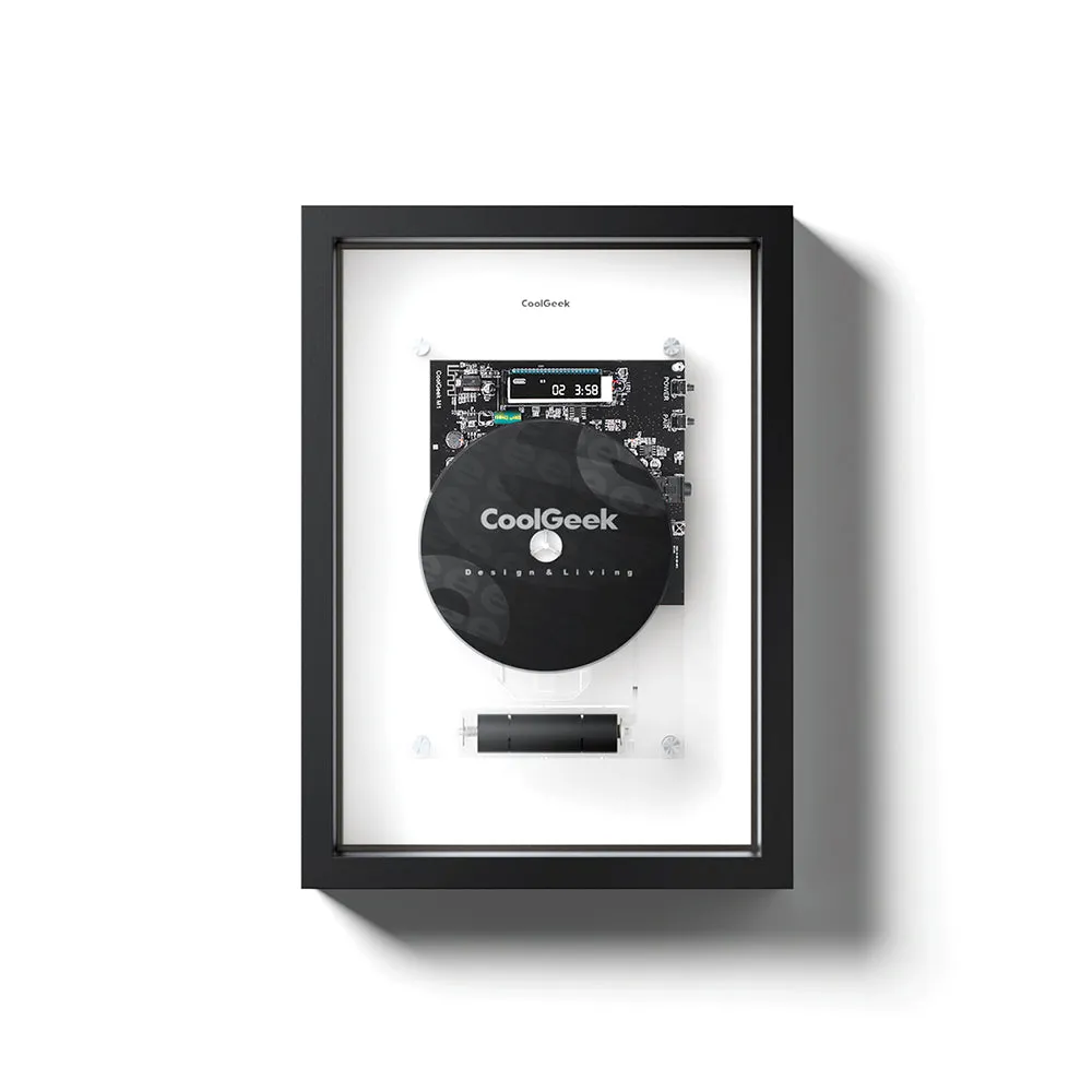 CoolGeek M1 Music Frame cd-spelare vit Bluetooth
