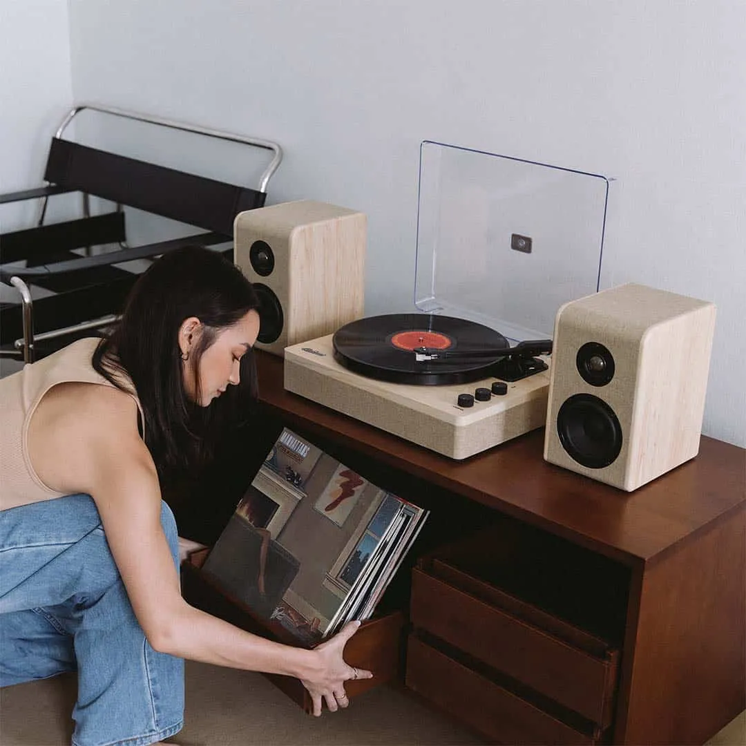 Gadhouse Norman Media Console mediabänk vinylförvaring