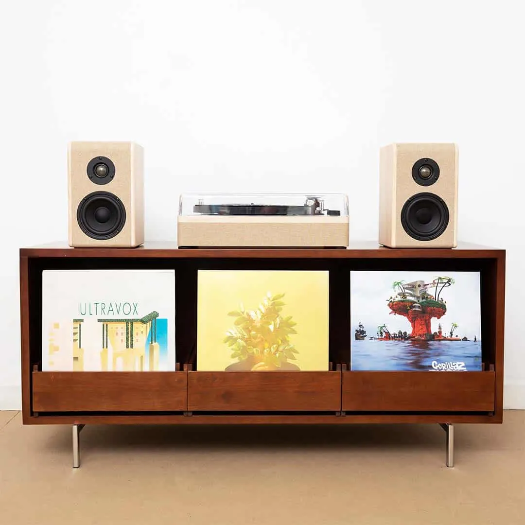 Gadhouse Norman Media Console mediabänk vinylförvaring