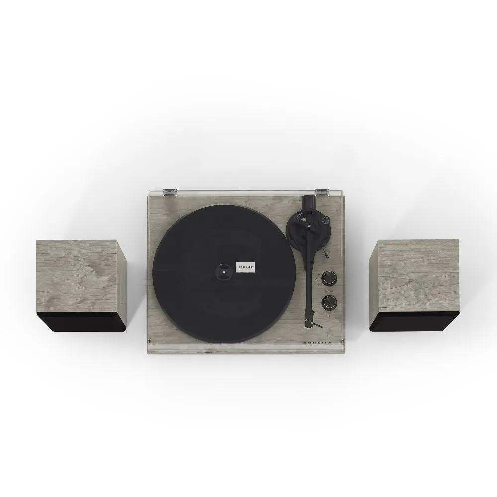 Crosley C62 skivspelare med högtalare Walnut bluetooth
