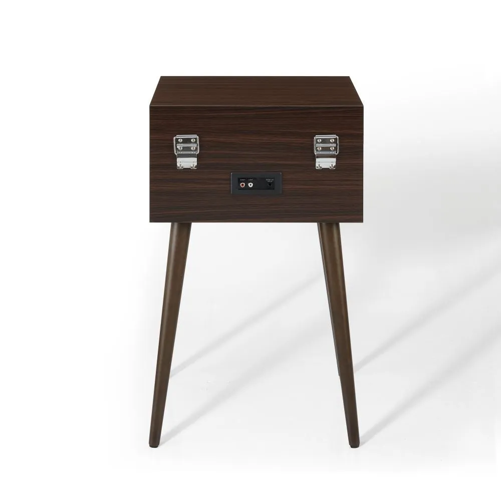 Crosley Jasper skivspelare med högtalare valnöt