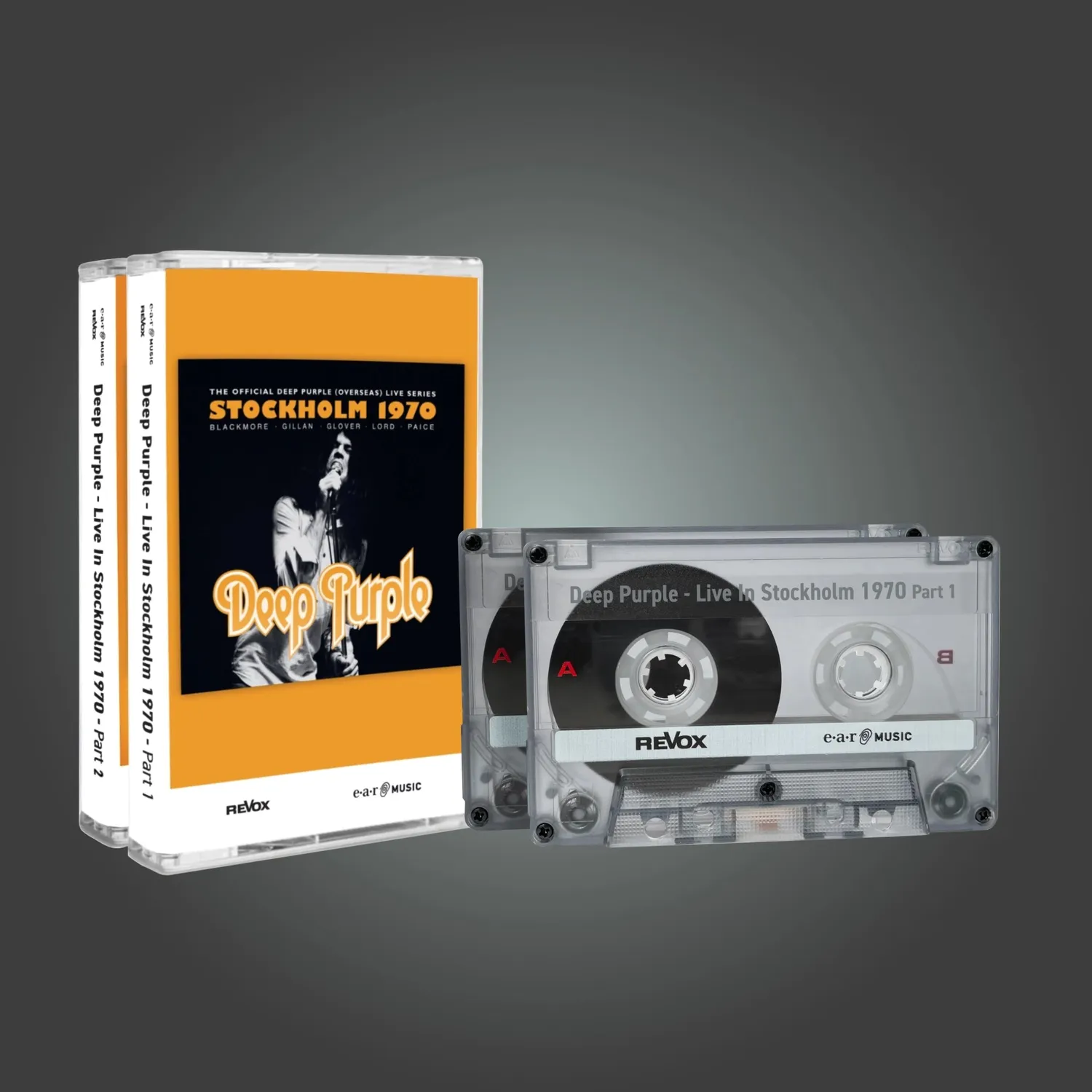 Revox Deep Purple Stockholm 1970 kassettband live
