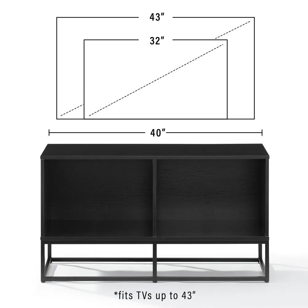 Crosley Enzo skivspelarbänk svart med vinylförvaring