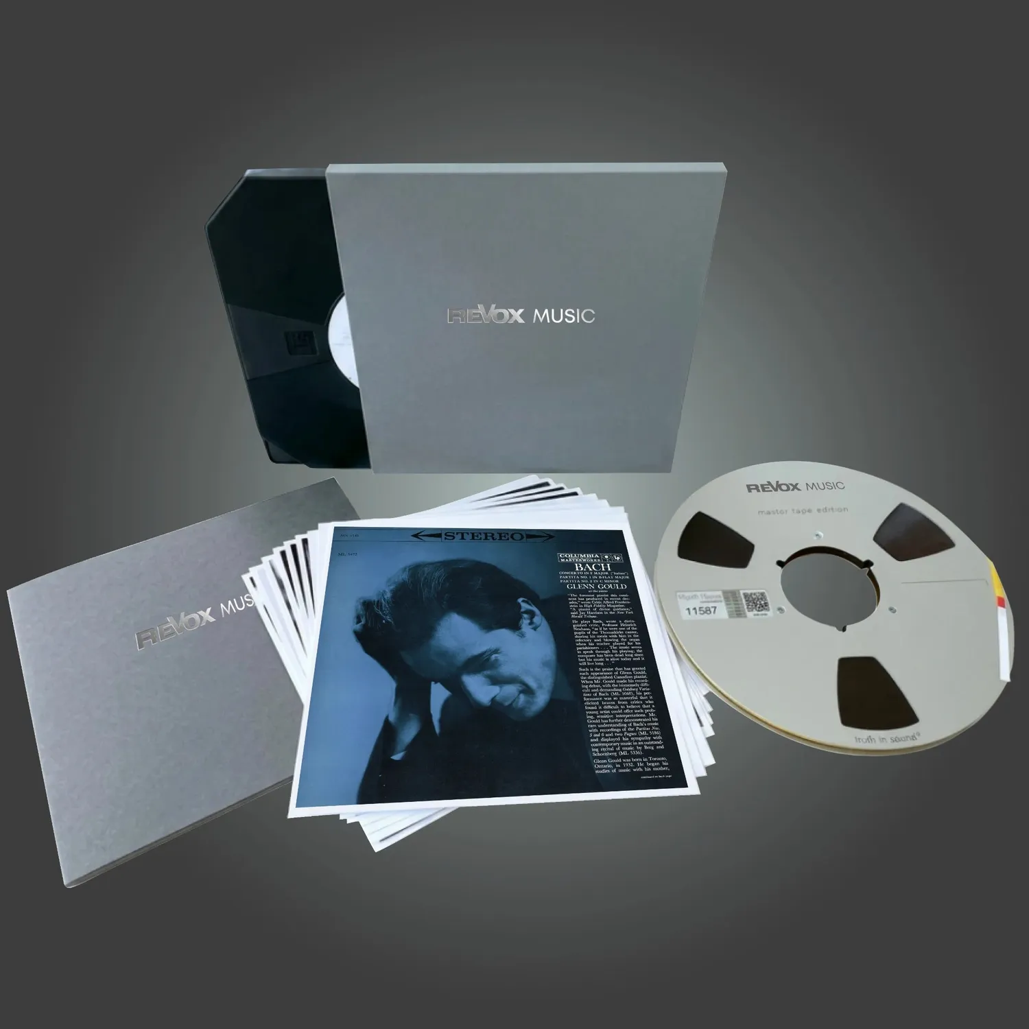 Revox Glenn Gould Bach Italian masterband studio
