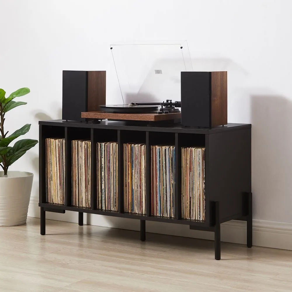 Crosley Greenwich vinylförvaring svart medium