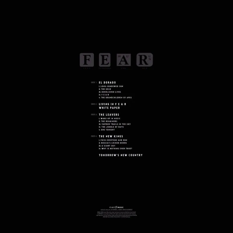 Revox Marillion F E A R masterband album