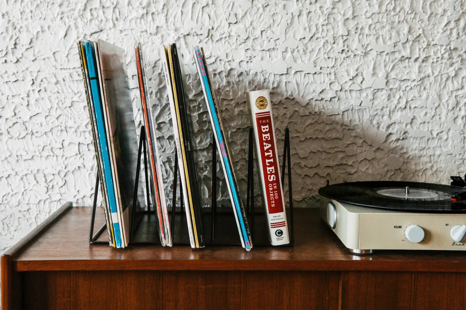 Gadhouse Vinyl Rack skivställ järntråd för 50 LP