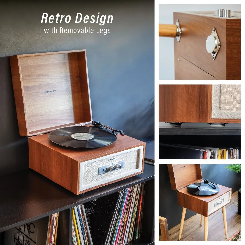 Crosley Rohe skivspelare remdrift natural