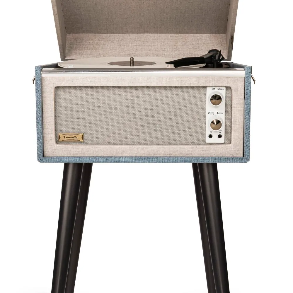 Crosley Dansette Bermuda skivspelare röd bluetooth