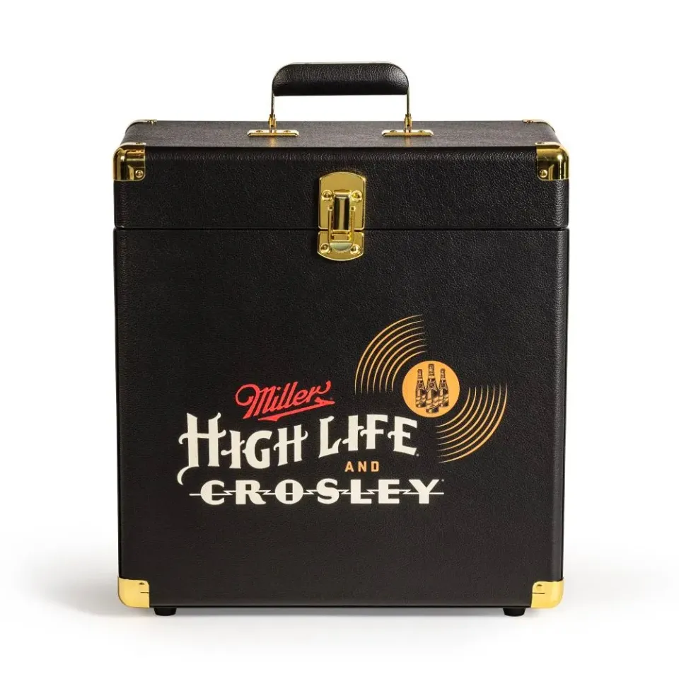 Crosley Miller High Life skivväska svart för vinyl