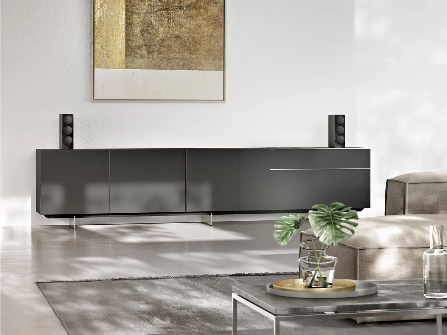 Revox Shelf G70 MK3 högtalare svart basreflex