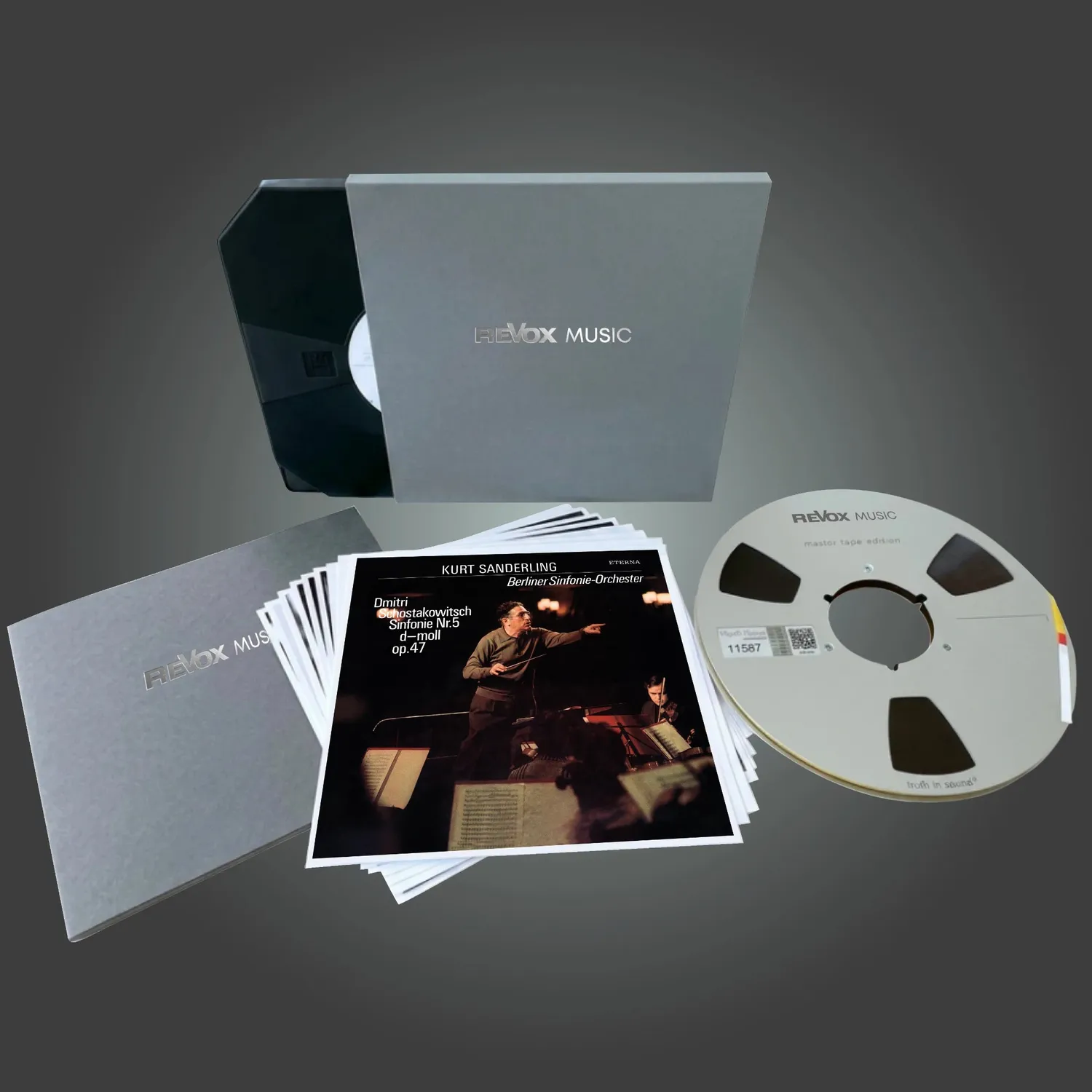 Revox Sanderling Sjostakovitj 5 masterband Standard CCIR