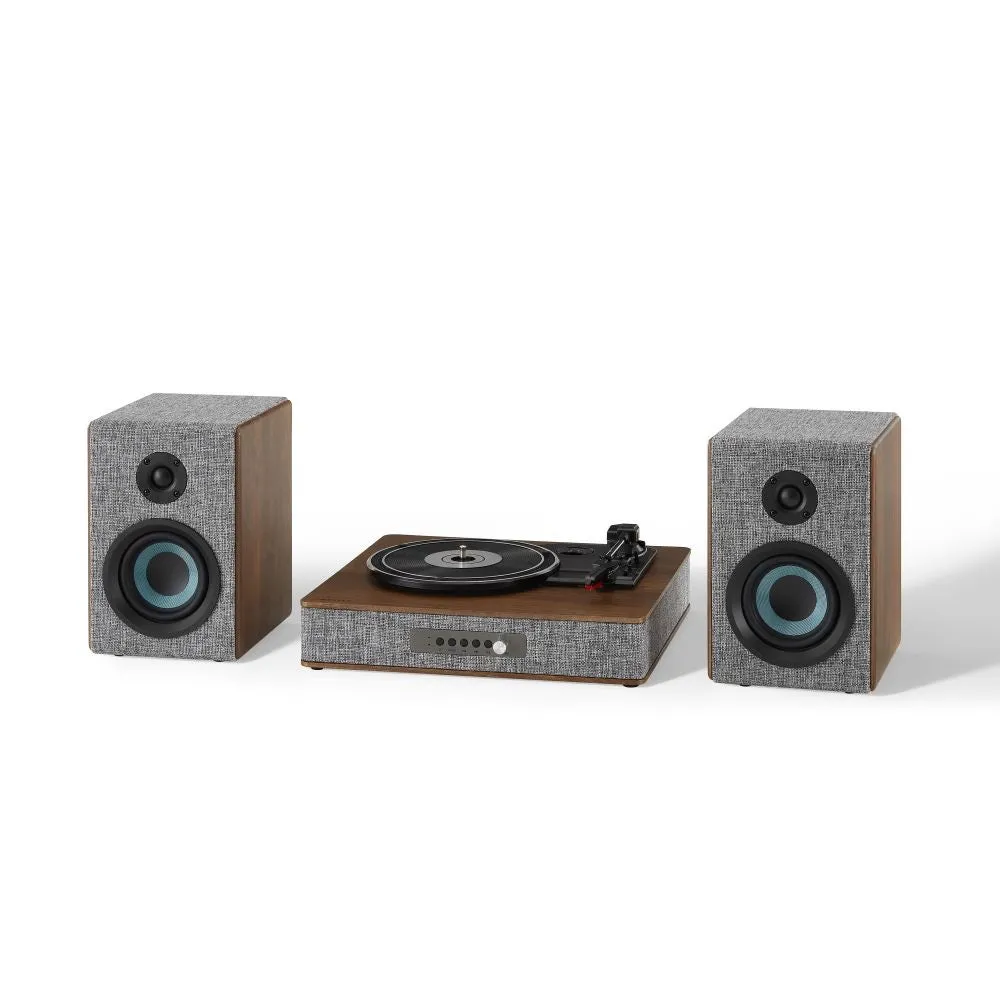 Crosley Aria skivspelare grå med högtalare bluetooth